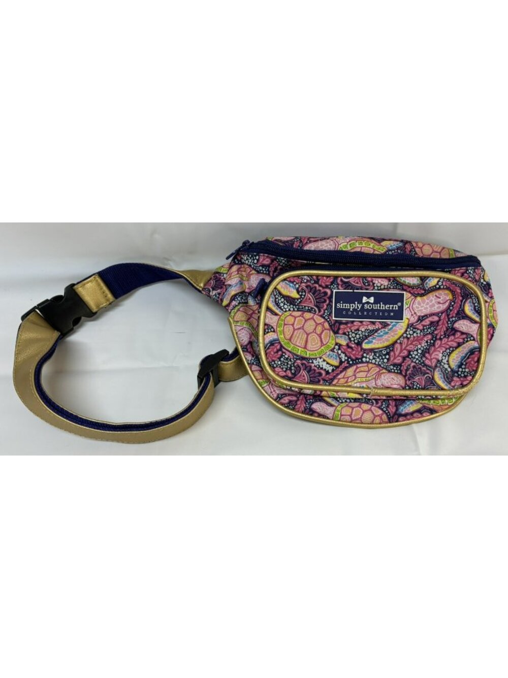 Simply Southern Collection Dancing Sea Turtles Waist Fanny Pack Belt Bag Ocean